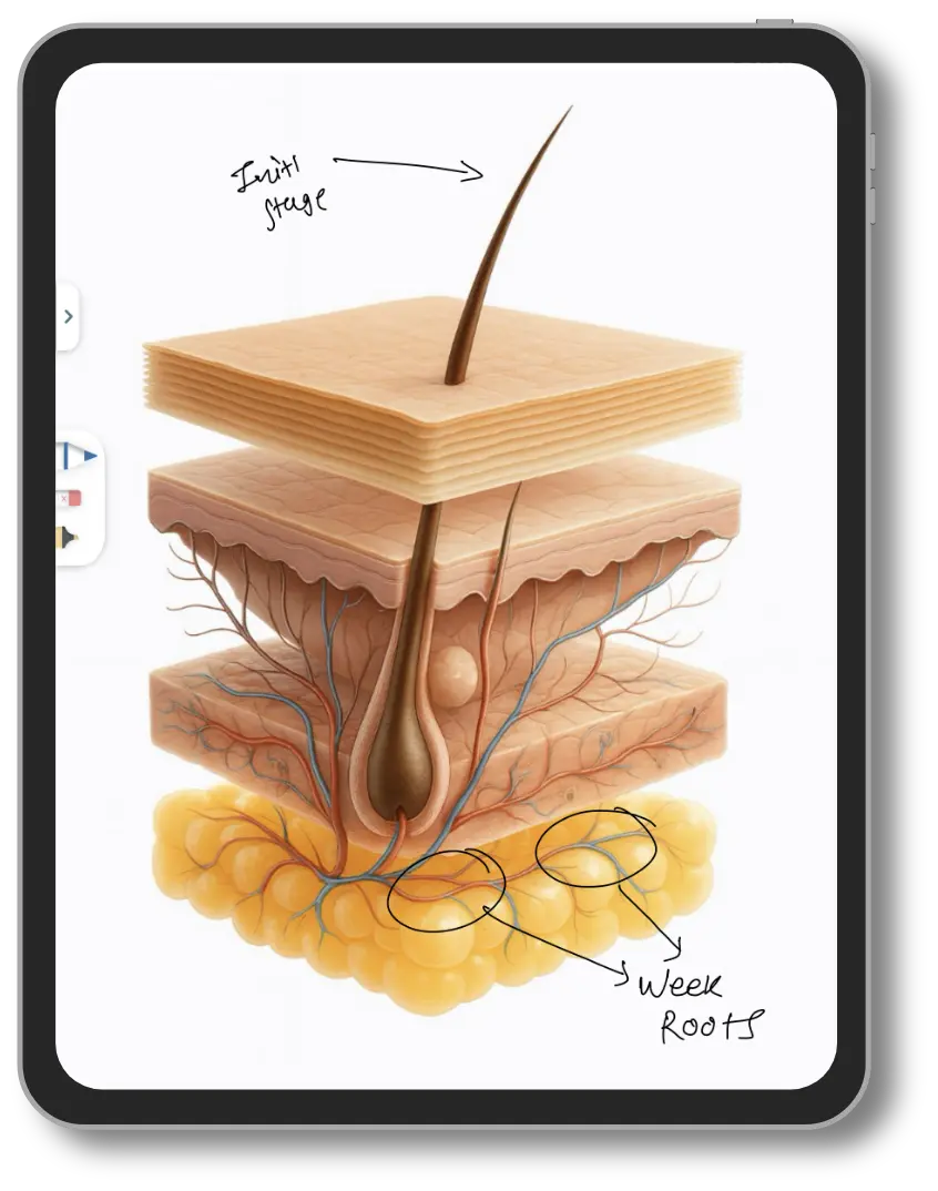 Patient education on Lifemaan tablet